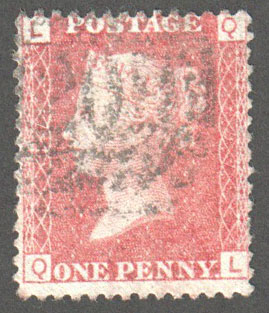 Great Britain Scott 33 Used Plate 97 - QL - Click Image to Close